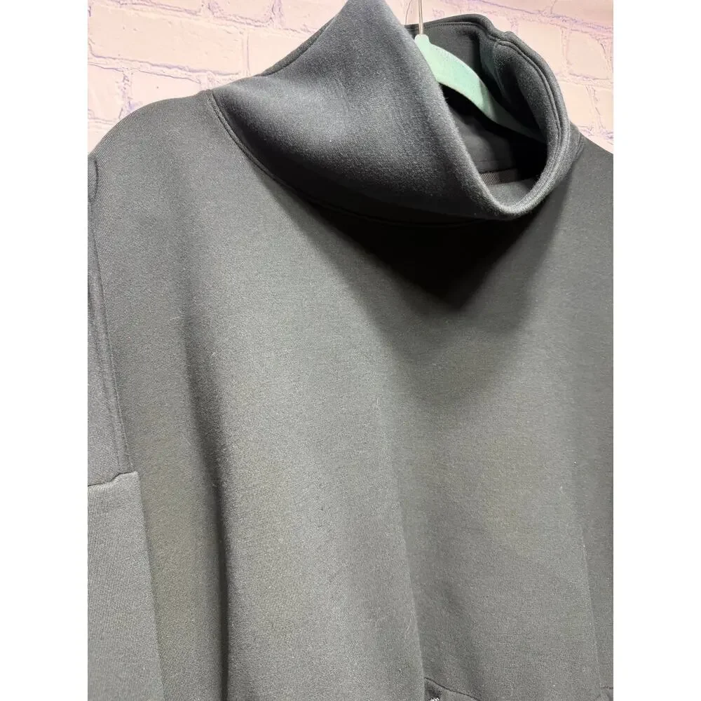 Nike Womens Dri-Fit Therma Flex Training Cowl Neck Sweatshirt Black Sz XL